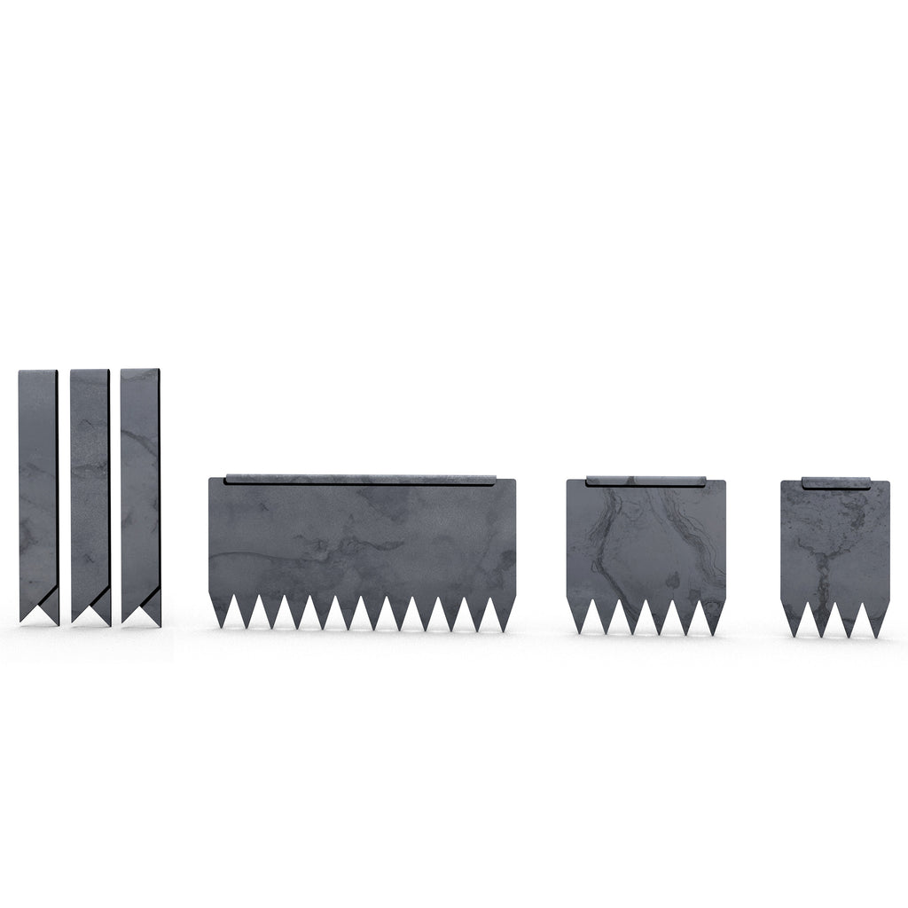 Hammer-In Landscape Edging - Cor-Ten Steel - Accessory Strips - Plus Connector Clips