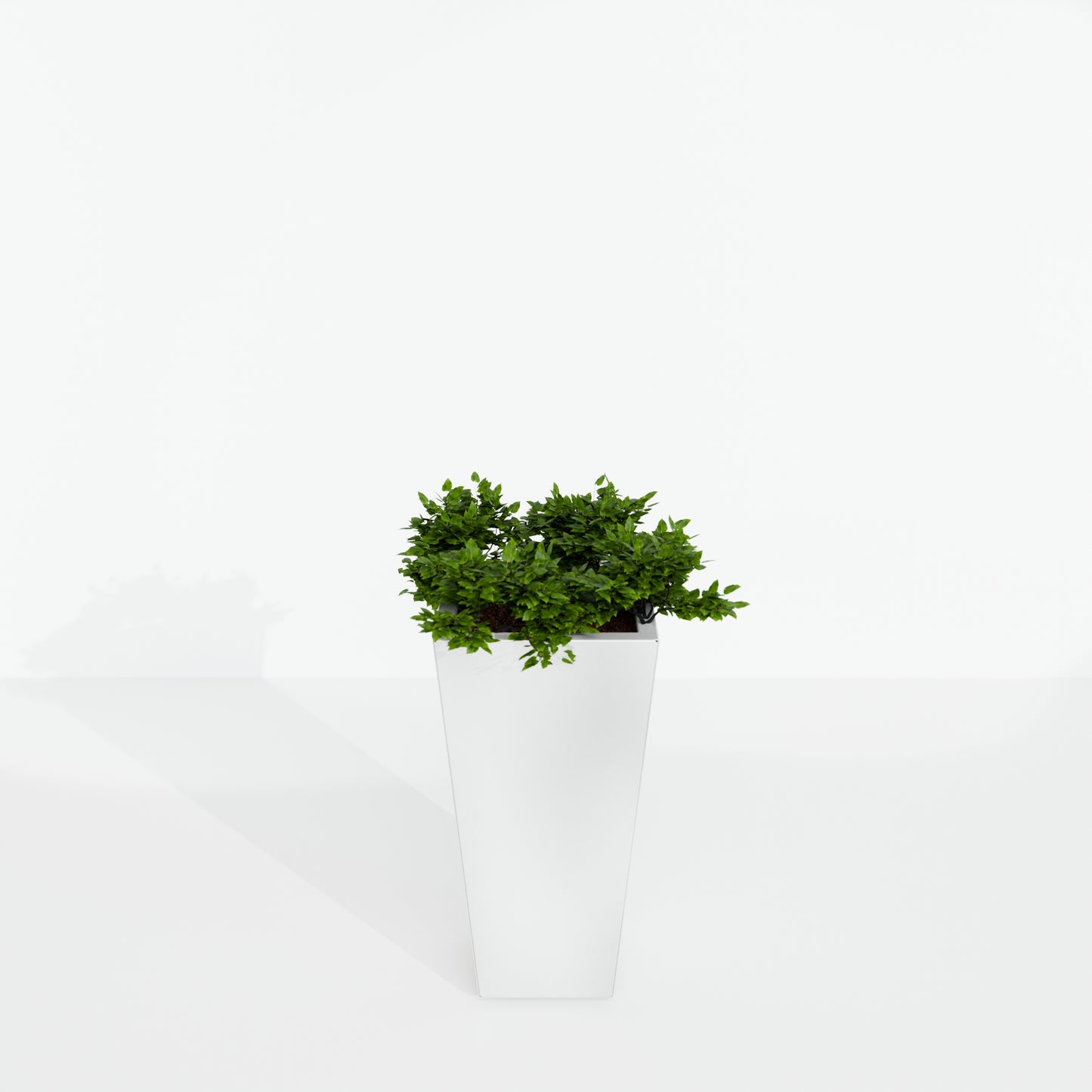 Tapered Steel Planter Box (12" L x 12" W x 24" H)