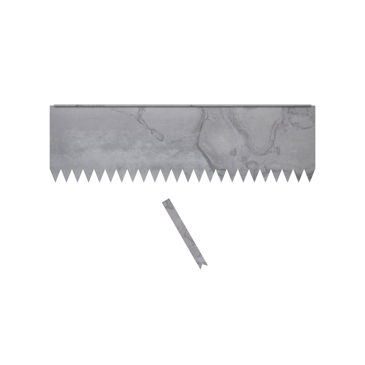 Hammer-In Landscape Edging - Cor-Ten Steel - 4ft Strips - Plus Connector Clips