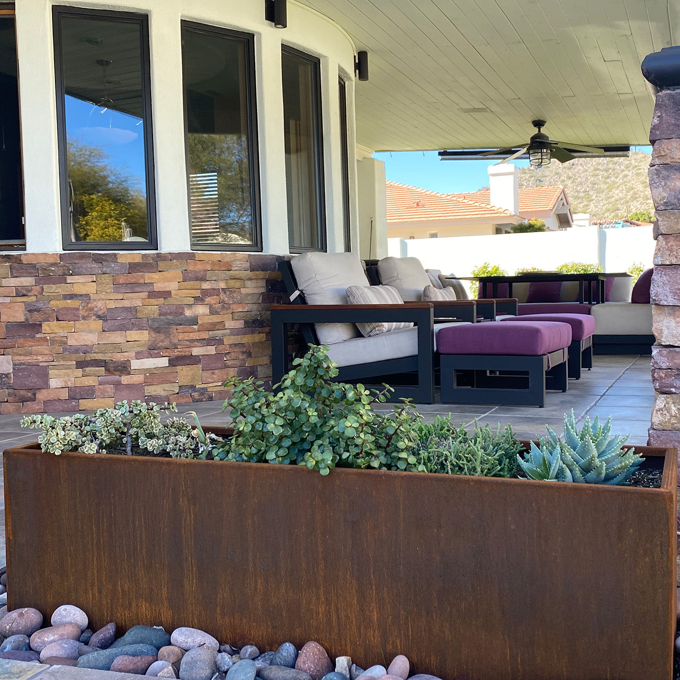 Steel Planter Box (14" L x 46" W x 14" H)