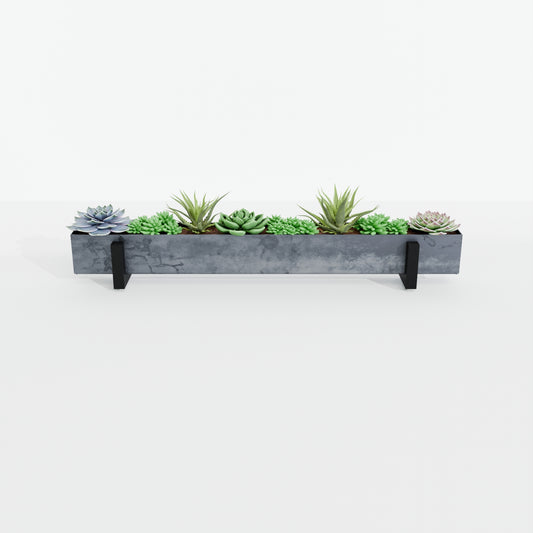Steel Planter Box (32" L x 3.5" W x 3.5" H)