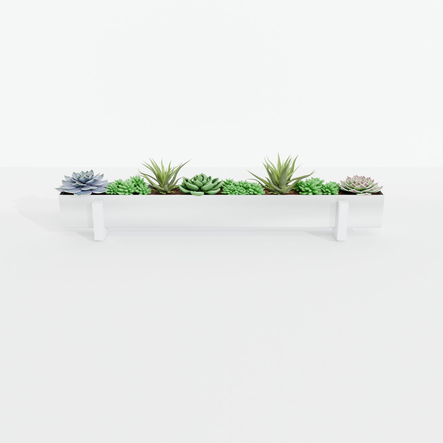 Steel Planter Box (32" L x 3.5" W x 3.5" H)