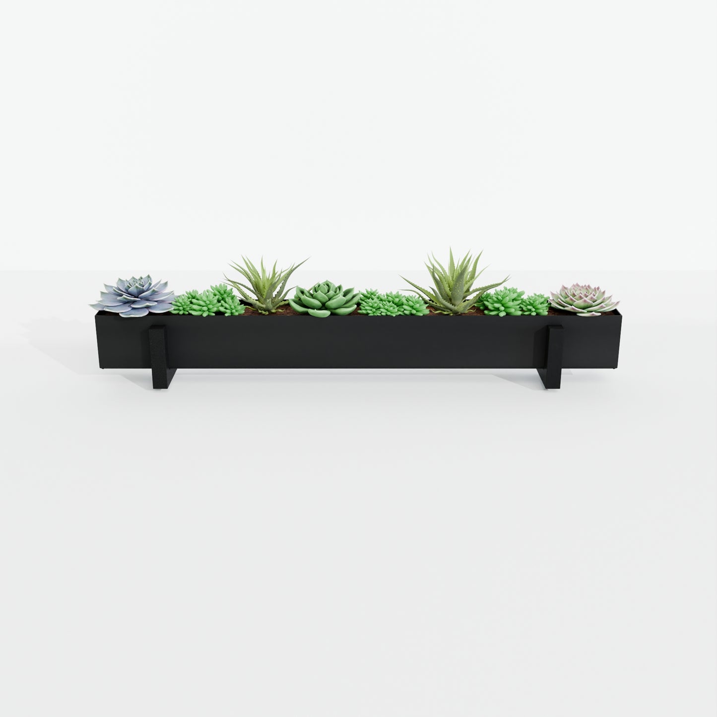 Steel Planter Box (32" L x 3.5" W x 3.5" H)