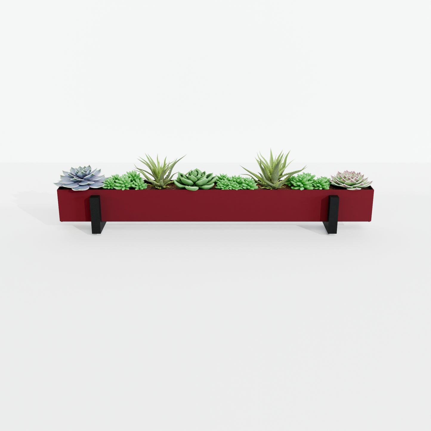 Steel Planter Box (32" L x 3.5" W x 3.5" H)