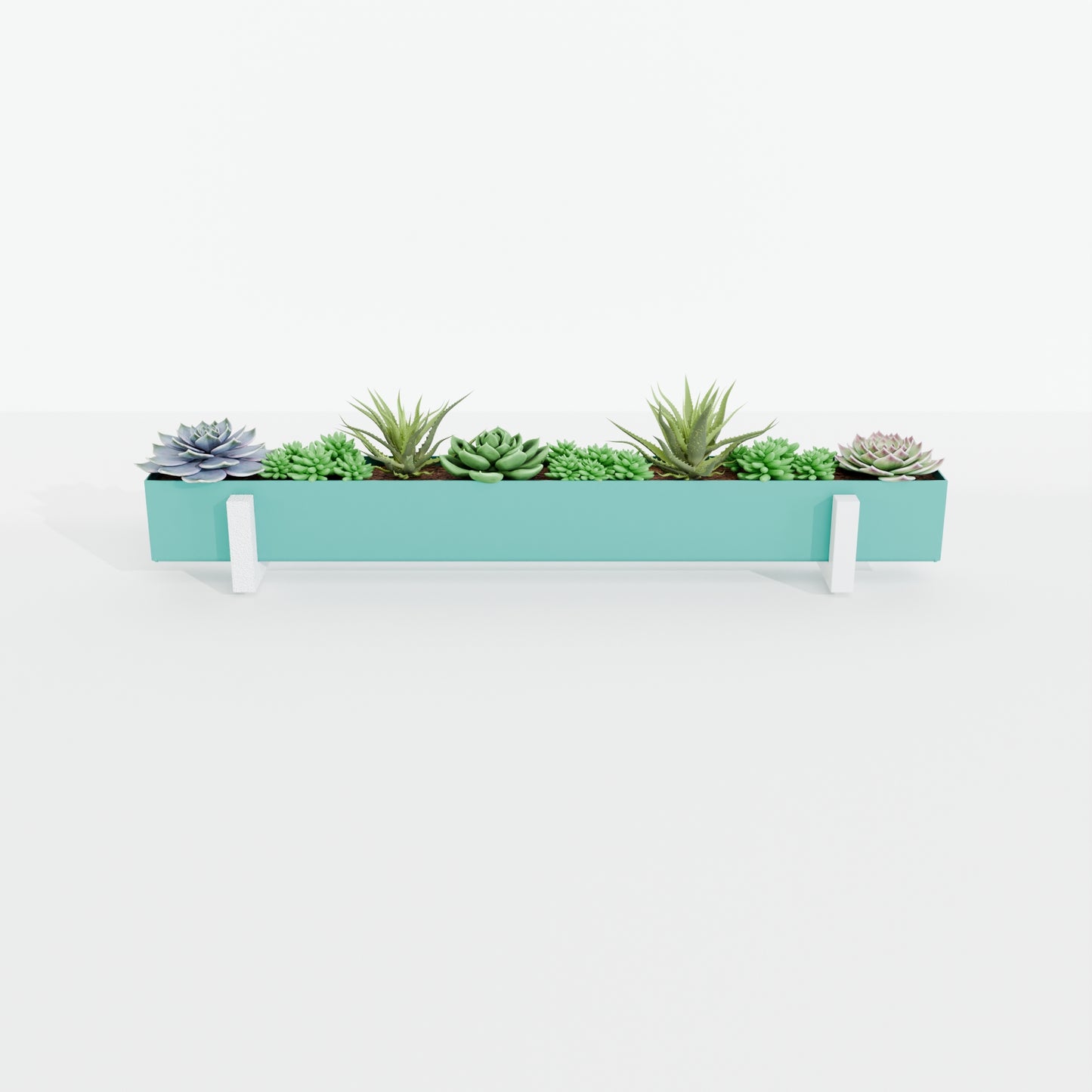 Steel Planter Box (32" L x 3.5" W x 3.5" H)