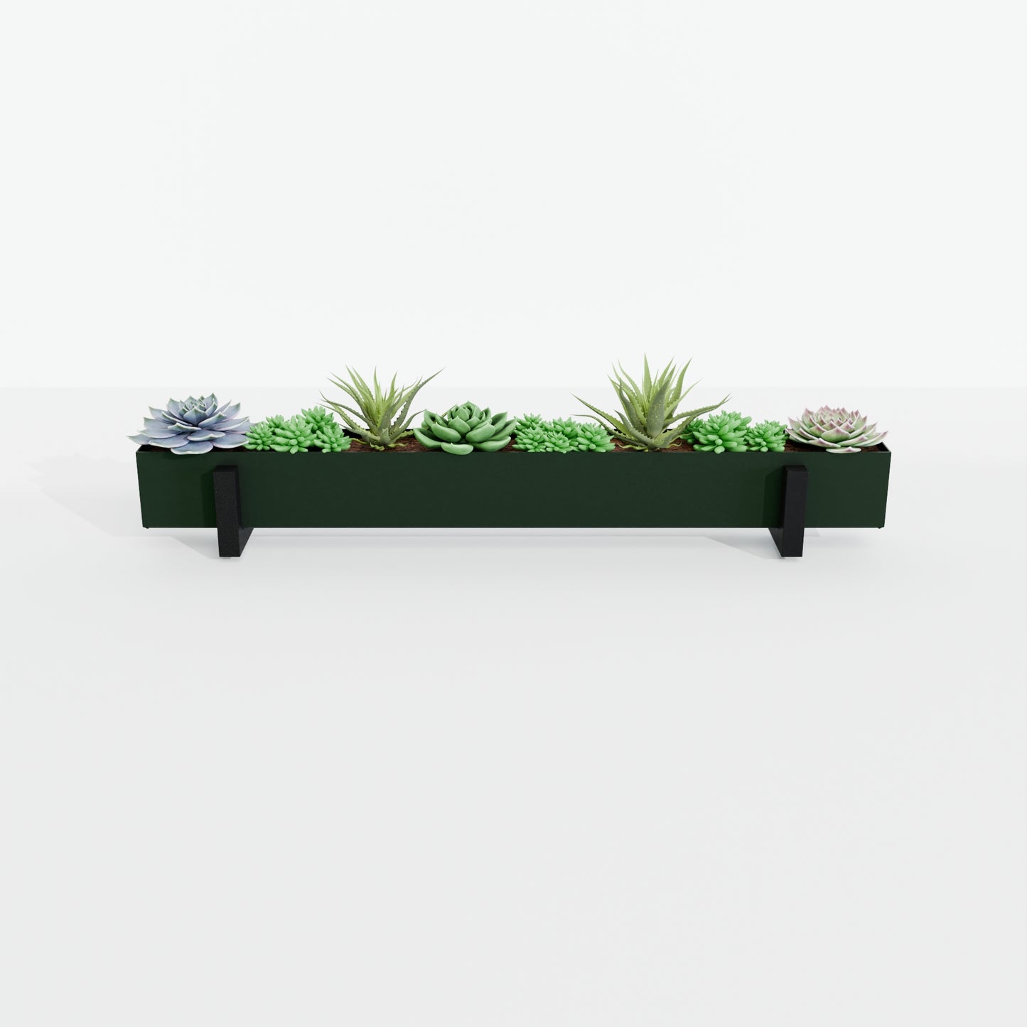 Steel Planter Box (32" L x 3.5" W x 3.5" H)