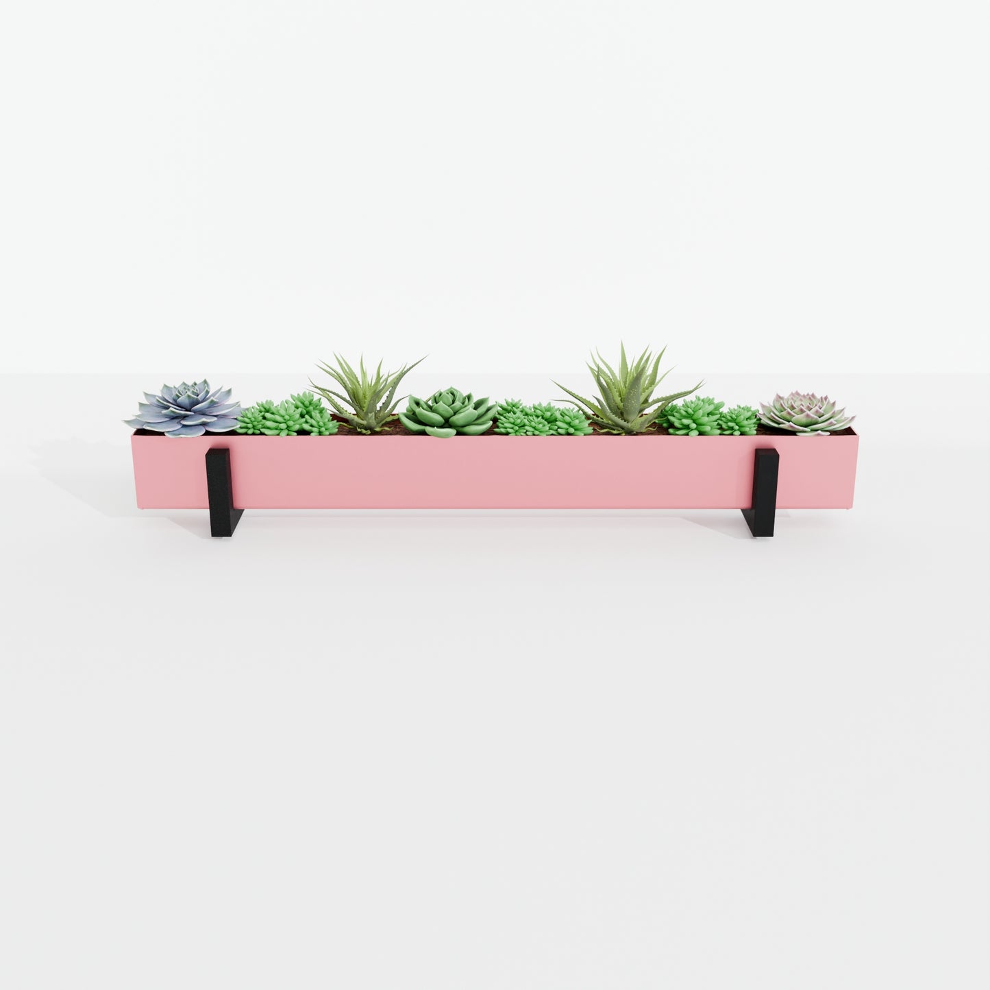 Steel Planter Box (32" L x 3.5" W x 3.5" H)