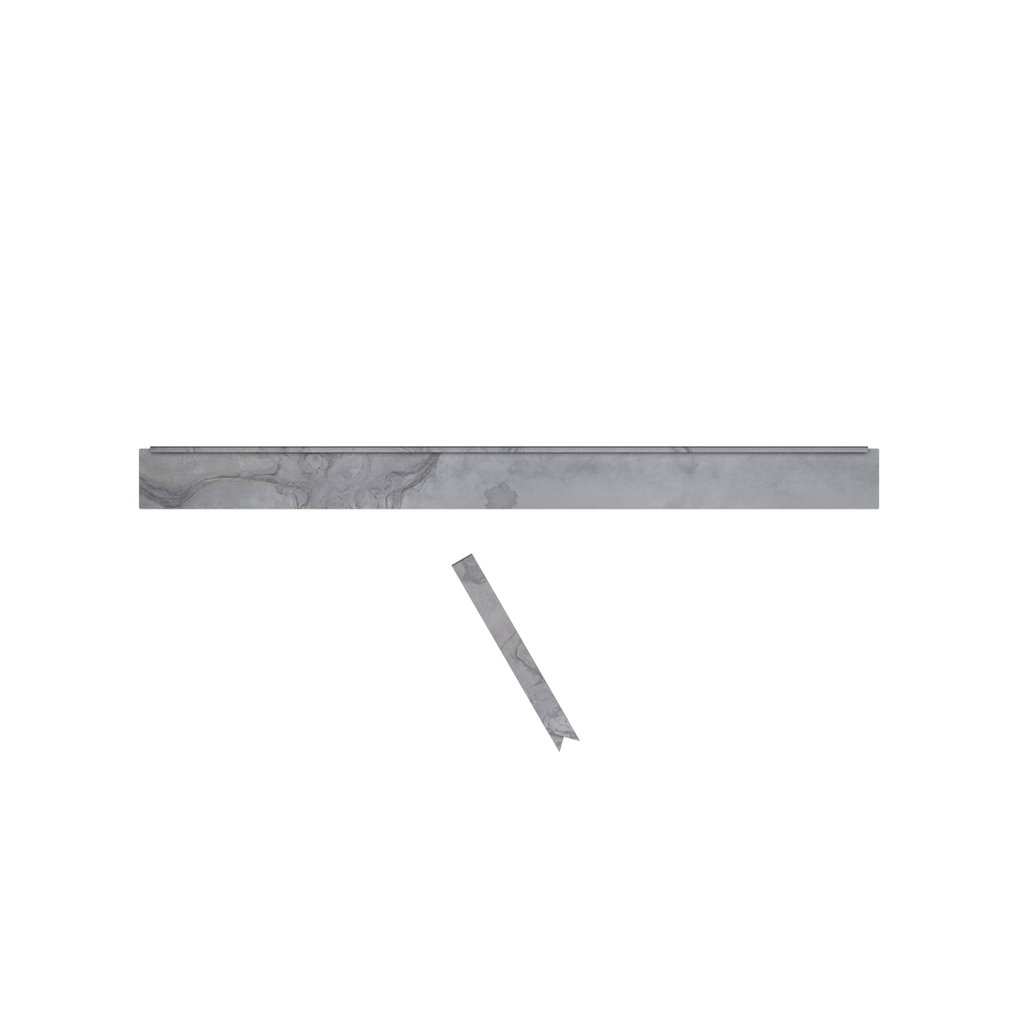 Hammer-In Landscape Edging - Cor-Ten Steel - 4ft Strips - Plus Connector Clips