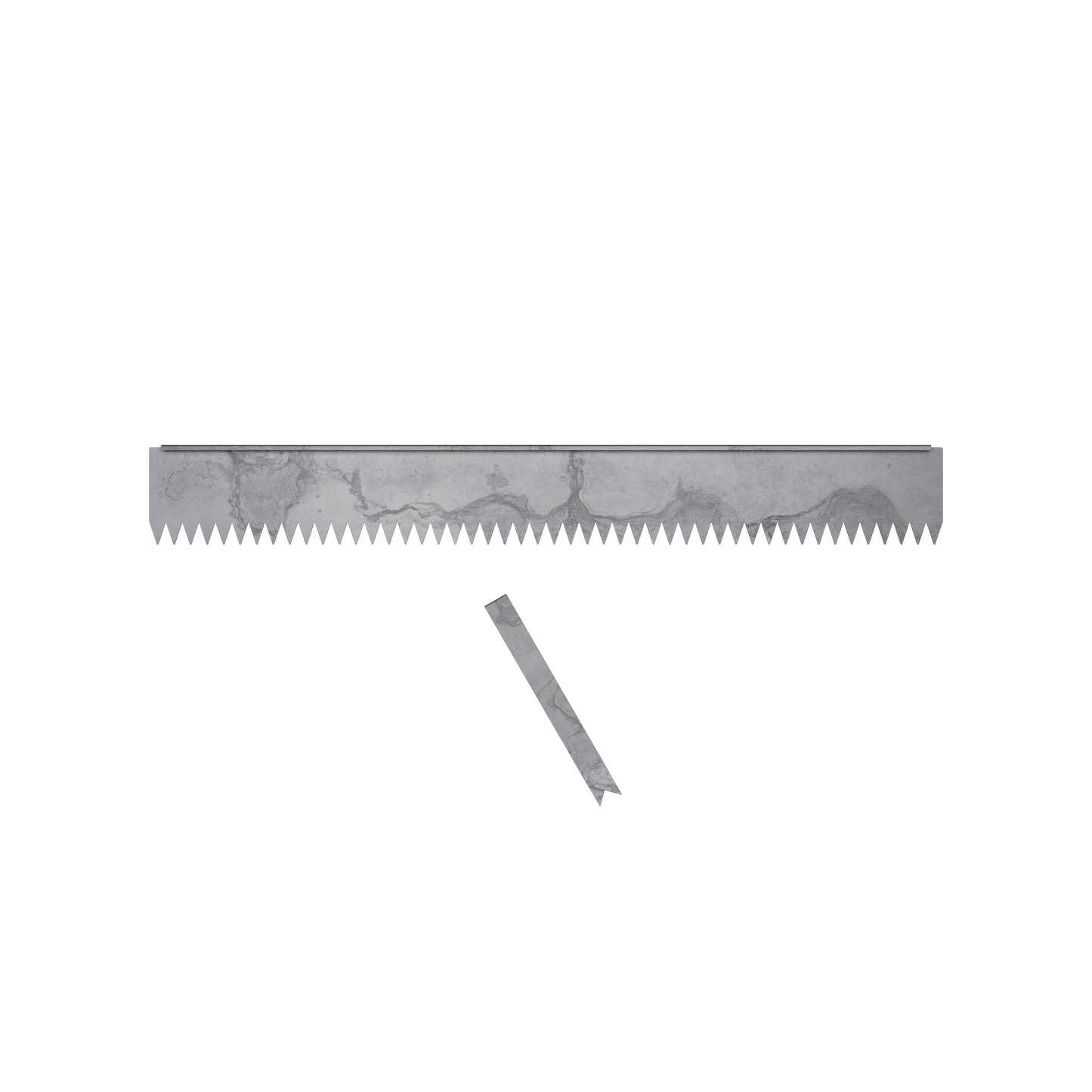 Hammer-In Landscape Edging - Cor-Ten Steel - 4ft Strips - Plus Connector Clips