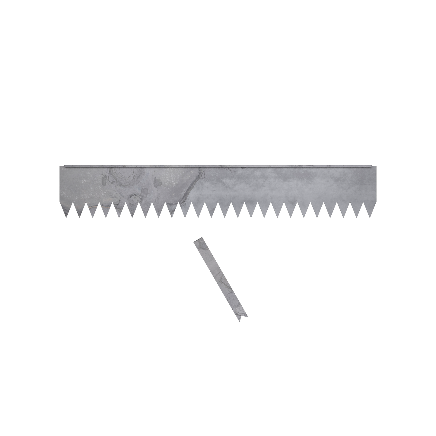 Hammer-In Landscape Edging - Cor-Ten Steel - 4ft Strips - Plus Connector Clips