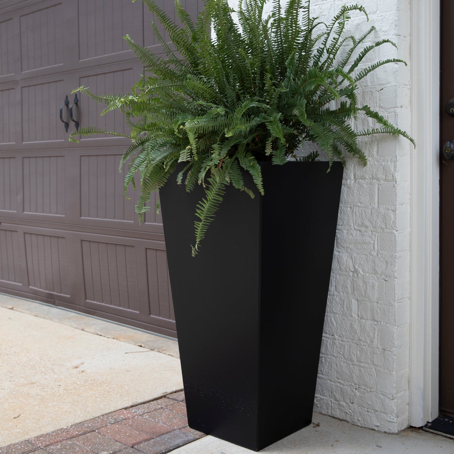 Tapered Steel Planter Box (18" L x 18" W x 36" H)