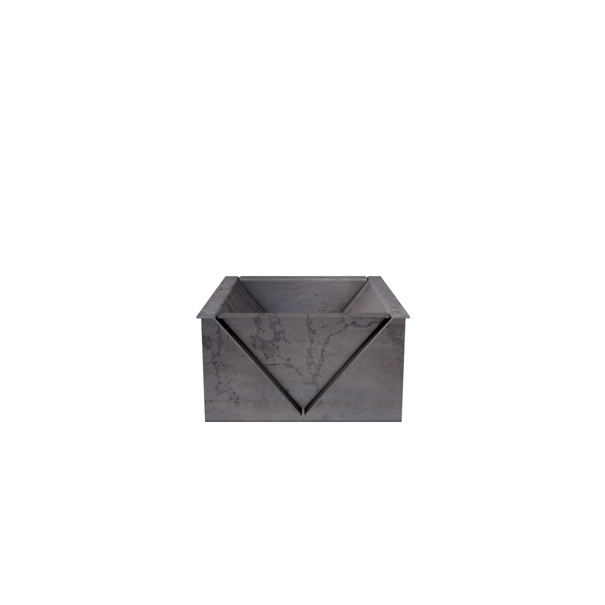 The Edge Right Fire Pit | Modern Steel Design | Precision Built | Long Burning