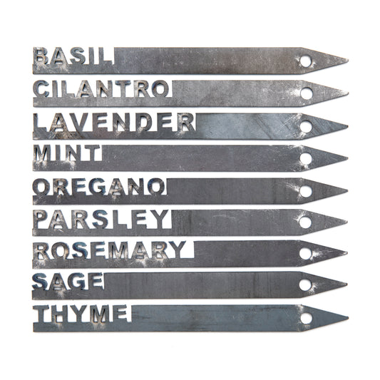 Small garden herb markers 