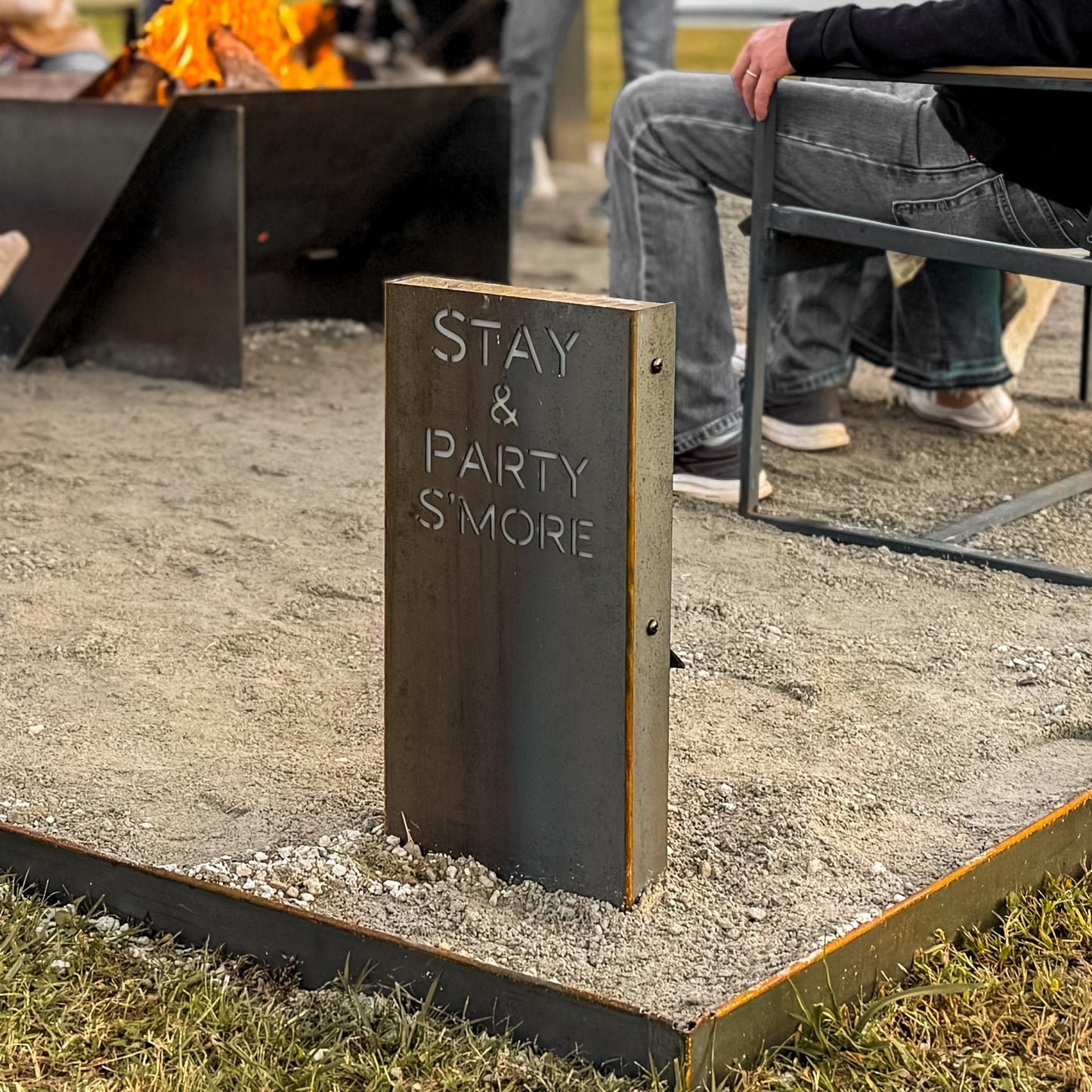 COR-TEN Steel Street Address Sign