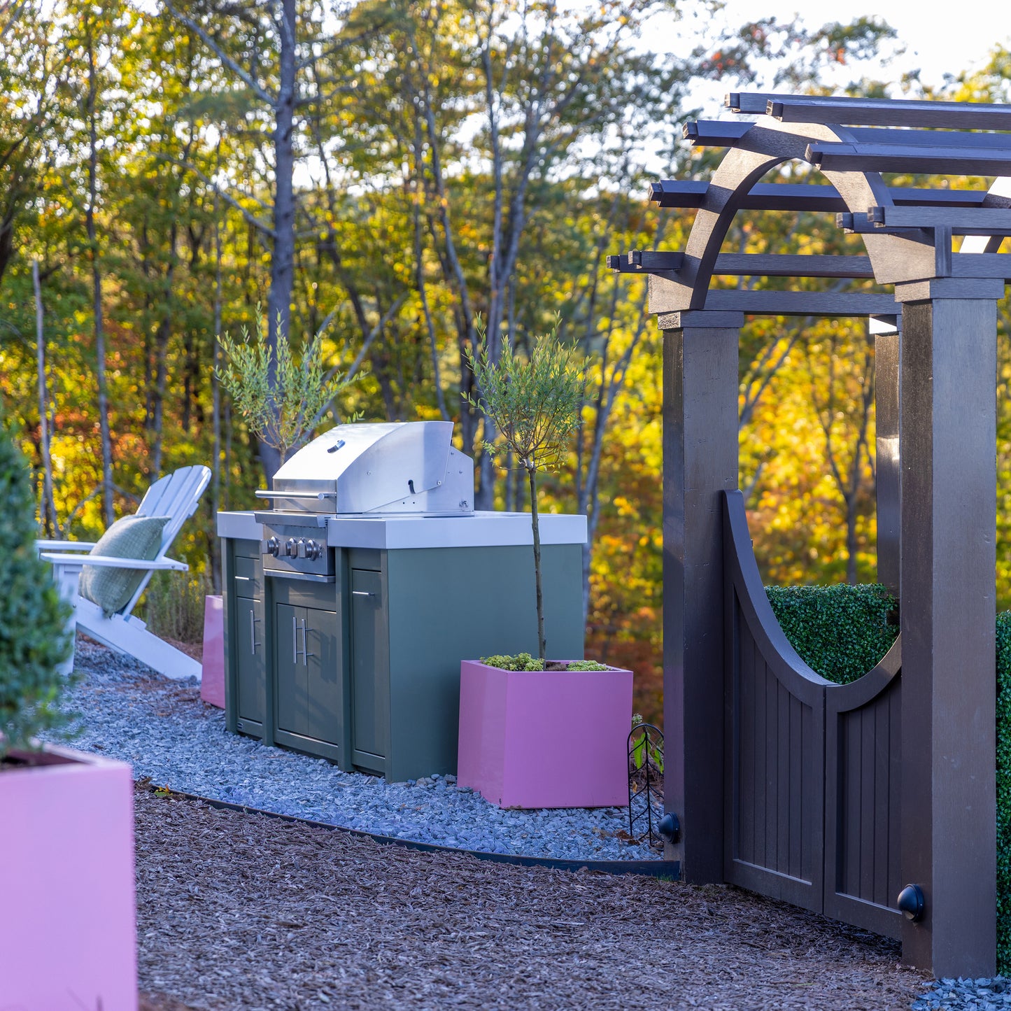 Hammer-In Landscape Edging - Cor-Ten Steel - 4ft Strips - Plus Connector Clips