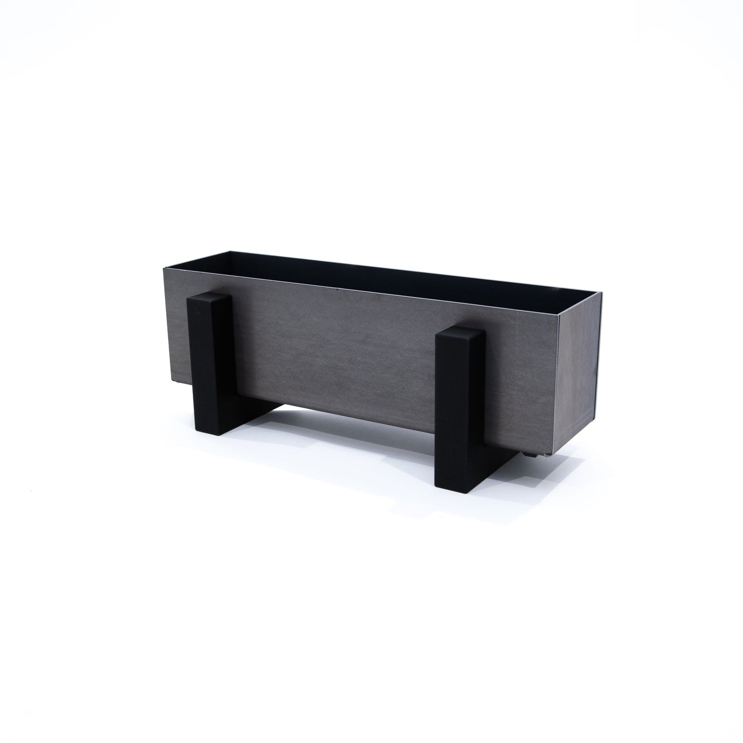 Steel Planter Box (12" L x 3" W x 3.5" H)