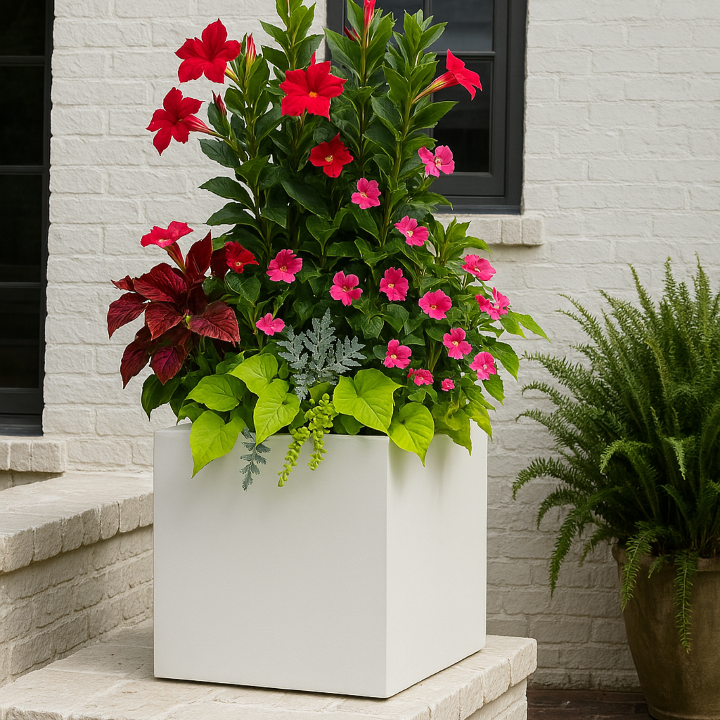 Steel Planter Box (18" L x 18" W x 18" H)