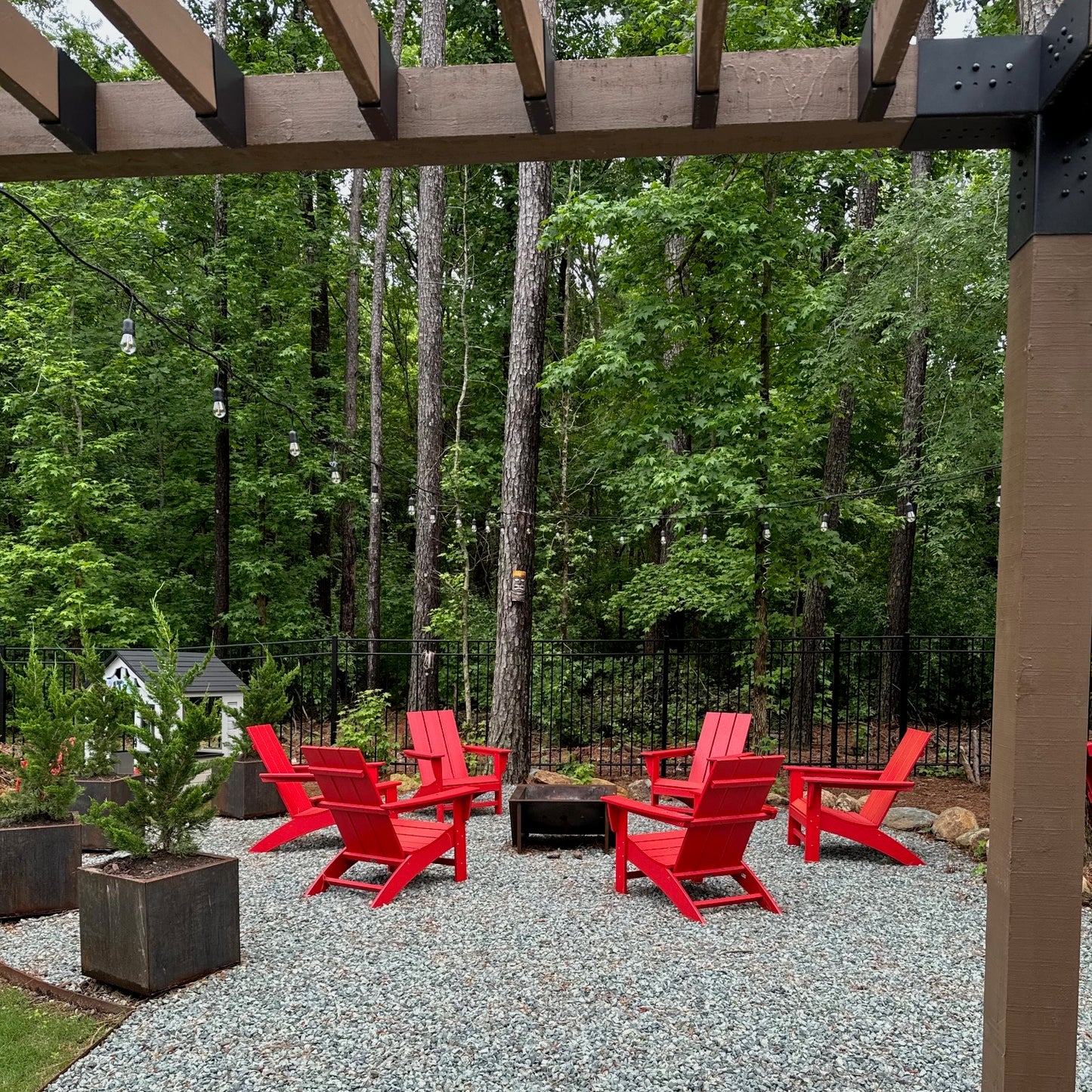 The Edge Right Fire Pit | Modern Steel Design | Precision Built | Long Burning
