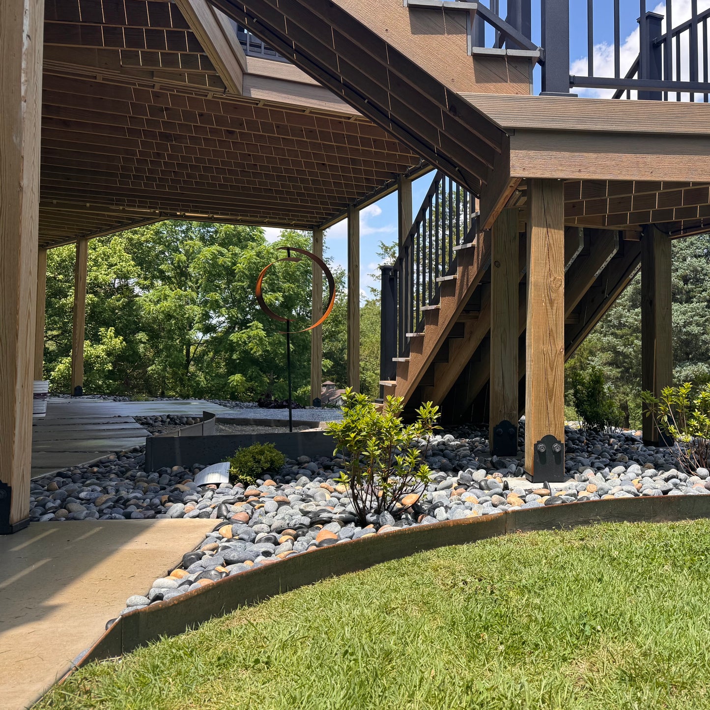 Hammer-In Landscape Edging - Cor-Ten Steel - Start/Finish Pieces